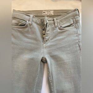Light grey free people jeans